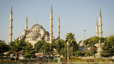 Blue Mosque view in Istanbul