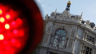 Banco de España luz roja