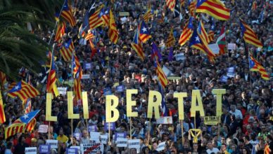 Cataluña - Manifestación por la independencia