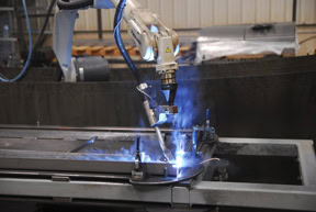Image of a robotic application using a wire brake