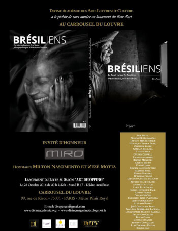 Livro "Les Brésiliens vus par les Brésiliens" (Os Brasileiros vistos pelos Brasileiros), com artes de Henrique Vieira Filho