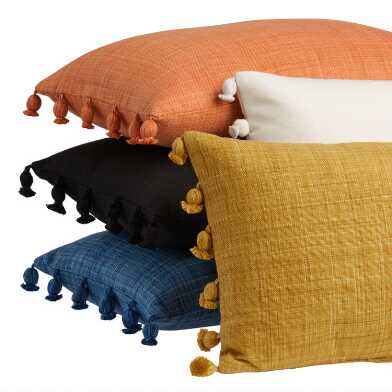 PRETTY TASSELS DEEP SEAT PATIO CUSHIONS