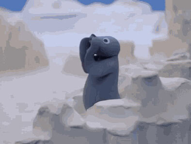 Nothing like a yodelling seal to get things rolling! The seal from Pingu shouting.