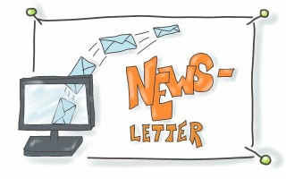 Der Weg zum Newsletter