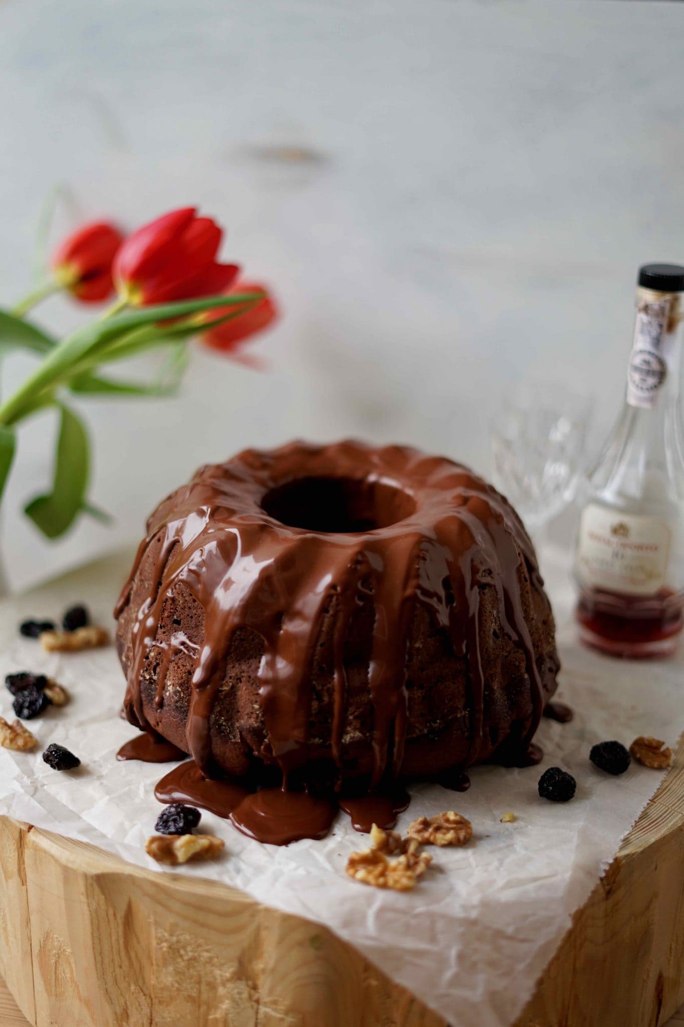Portugiesischer Schokoladenkuchen und kleines Portoglück