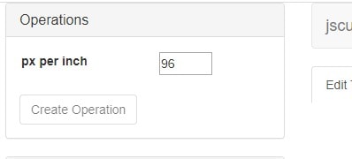 operation tab in JSCut