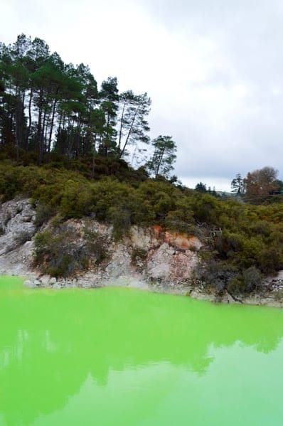 The Devils Bath, yes it really is that green!