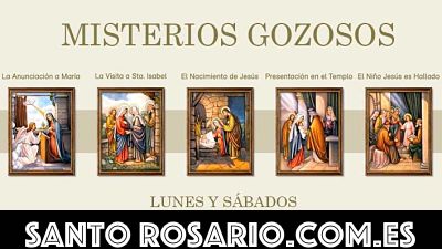 Santo Rosario Lunes Misterios Gozosos Santo Rosario Gabbie en nuestra señora del rosario de fátima. santo rosario lunes misterios gozosos