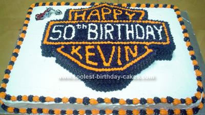 Coolest Homemade Motorcycles And Harley Davidson Emblems Cakes