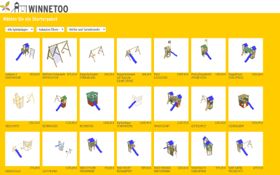 Online-Planer 3D-Modelle Spielgeräte WINNETOO - ObjectCode GmbH