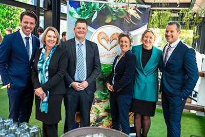 2019-10-provenance-project-launch5 Senator the Hon ‘Jonno’ Duniam, Federal Assistant Minister for Forestry and Fisheries, ACPF Chair Annie Jarrett, ACPF EO Rachel King, Dr Janet Howieson, Curtin University