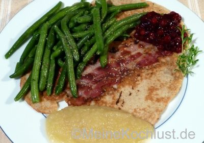 Buchweizenpfannkuchen mit Bohnen