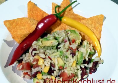 Reissalat auf mexikanische Art