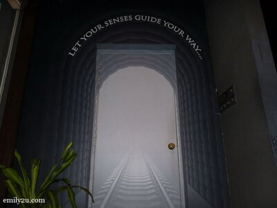 entrance to Dining In The Dark