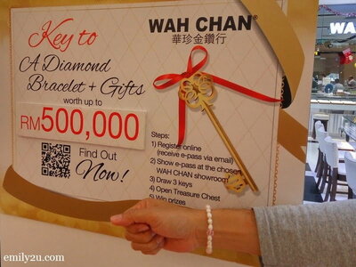 7. the winner of the pearl bracelet, worth RM118