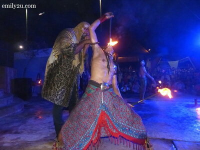 7. the fire-eater in his element