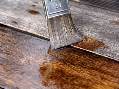 Protect the wood after you've removed the grease
