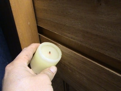 How To Make Wood Drawers Slide Easier with Candle Wax
