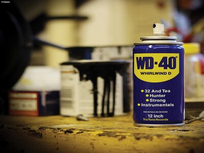 Remove Tape Residue from Wood using WD-40