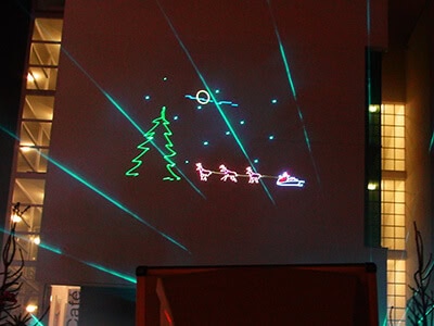 kerst projectie kerst projectie