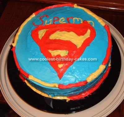 Coolest Homemade Superman Cakes