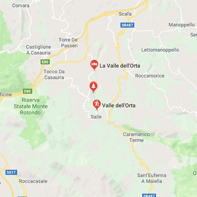 Cartina valle dell'Orta