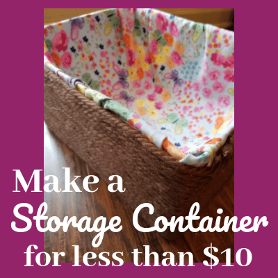 DIY storage container