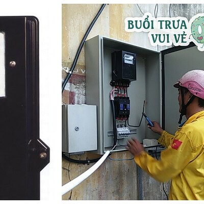 Thợ lắp đồng hồ điện 3 pha