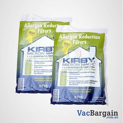 12 Genuine Kirby Vacuum ALLERGEN disposable bags