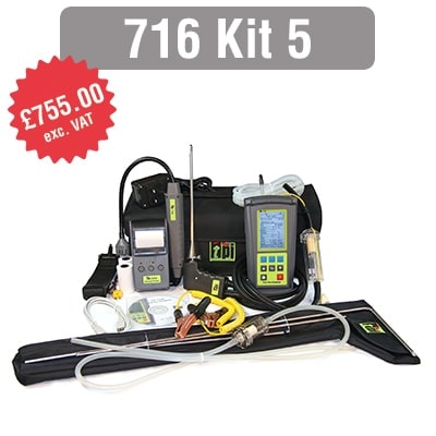 716 Flue Gas Analyser Kit 5
