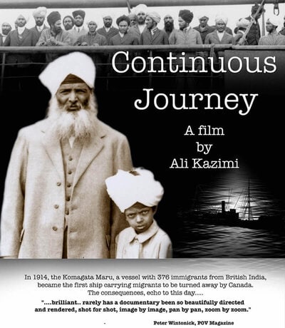 Continuous Journey - A Film by Ali Kazimi - Poster