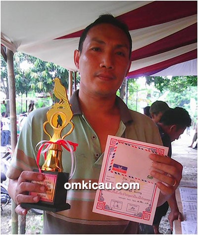 Om Joko SS, pemilik cucak ijo Ronggeng