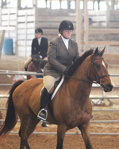 We're a solid team, even when he has spastic "WE ARE GOING TO JUMP THE JUMPS" face