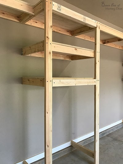 How To Build Garage Storage Shelves By Yourself Queen Bee Of Honey Dos