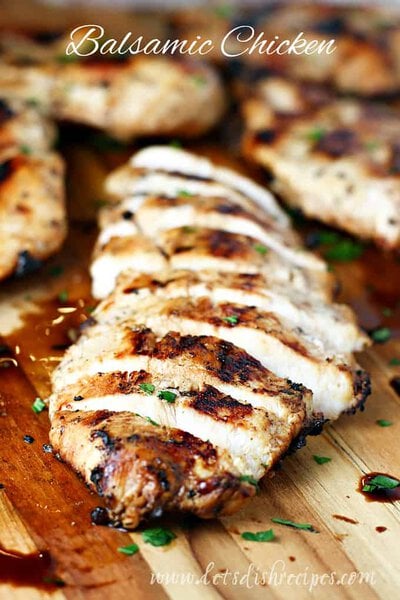 Balsamic Chicken Let S Dish Recipes It doesn't matter what you stuff into it, rub or sprinkle over it or put around it, this timing never changes. balsamic chicken let s dish recipes