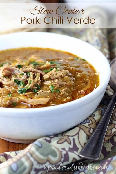 Slow Cooker Pork Chili Verde