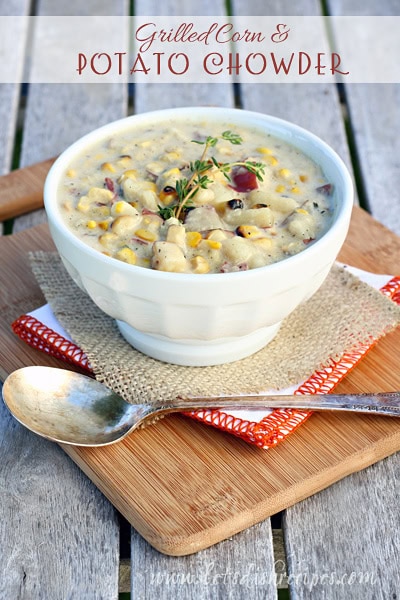 Grilled Corn and Potato Chowder