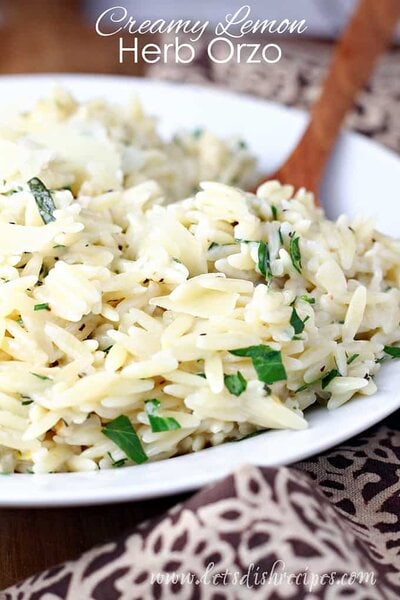 Creamy Lemon Herb Orzo Let S Dish Recipes Banana cake in rice cooker daily cooking quest. creamy lemon herb orzo let s dish