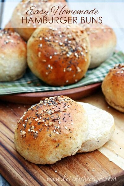 Quick and Easy Homemade Hamburger Buns