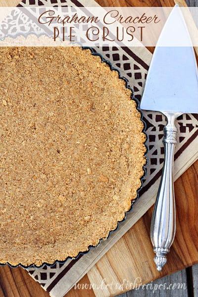 Graham Cracker Pie Crust