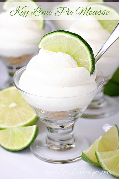 Key Lime Pie Mousse Let S Dish Recipes