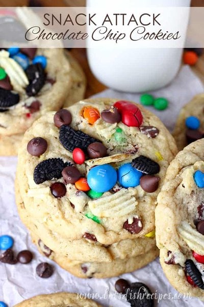 Snack Attack Chocolate Chip Cookies Let S Dish Recipes