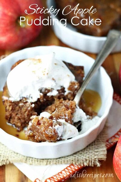 Sticky Apple Pudding Cake With Caramel Sauce Let S Dish Recipes I have found that the granny smith apple is the perfect apple for this pudding. sticky apple pudding cake with caramel