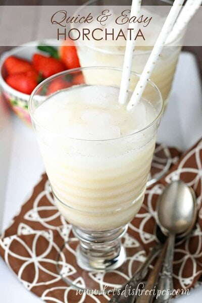 Quick And Easy Horchata Let S Dish Recipes Recipe courtesy of aaron sanchez. quick and easy horchata let s dish