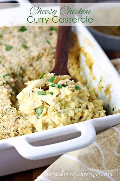 Cheesy Chicken Curry Casserole Let S Dish Recipes