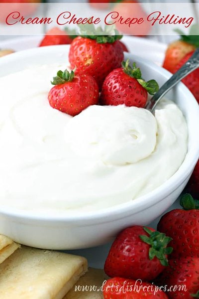 Cream Cheese Crepe Filling Let S Dish Recipes It's sweet, rich, filled with delicious creamy filling. cream cheese crepe filling let s