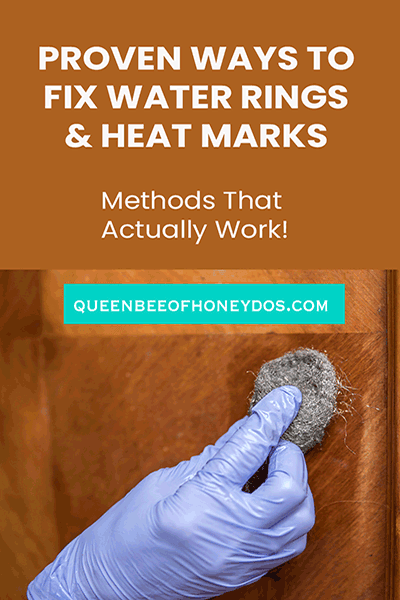 How to fix water rings and heat marks - pin