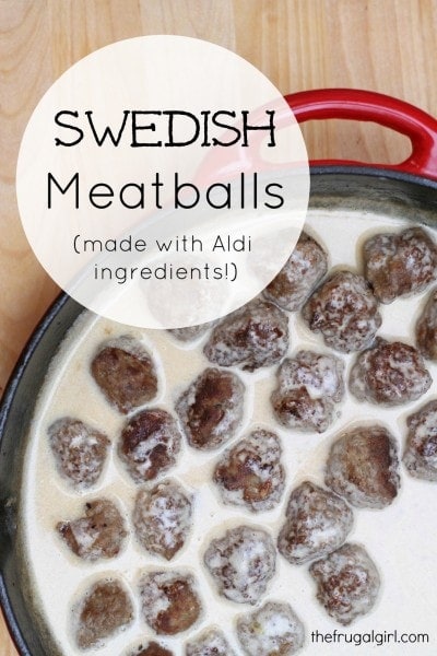 Swedish Meatballs The Frugal Girl