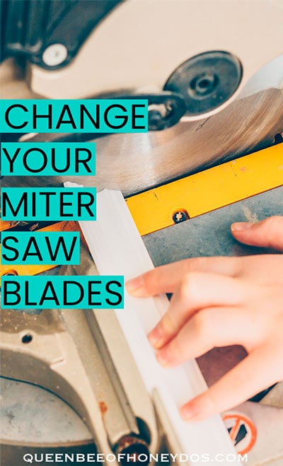 How to change dewalt miter saw blades