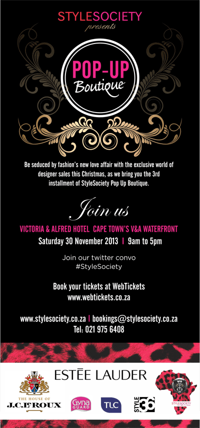 StyleSociety Pop up Boutique 2013